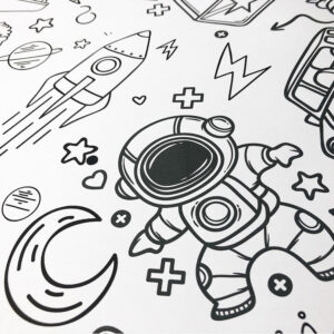Table Length Giant Colouring Sheet